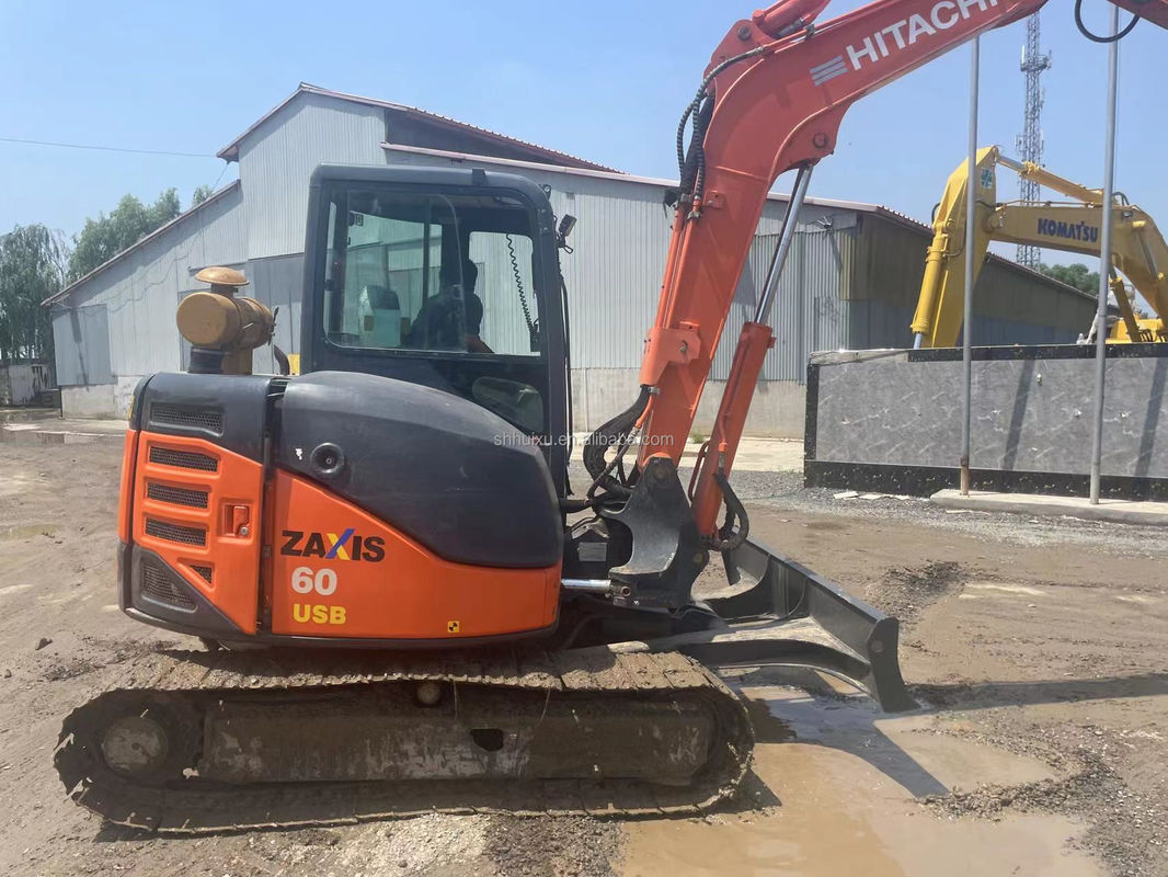 Hitachi на складе подержанный Hitachi мини-экскаватор zx60 Япония 2000 /Подержанный мини-экскаватор Hitachi ZX60 Дешевая цена