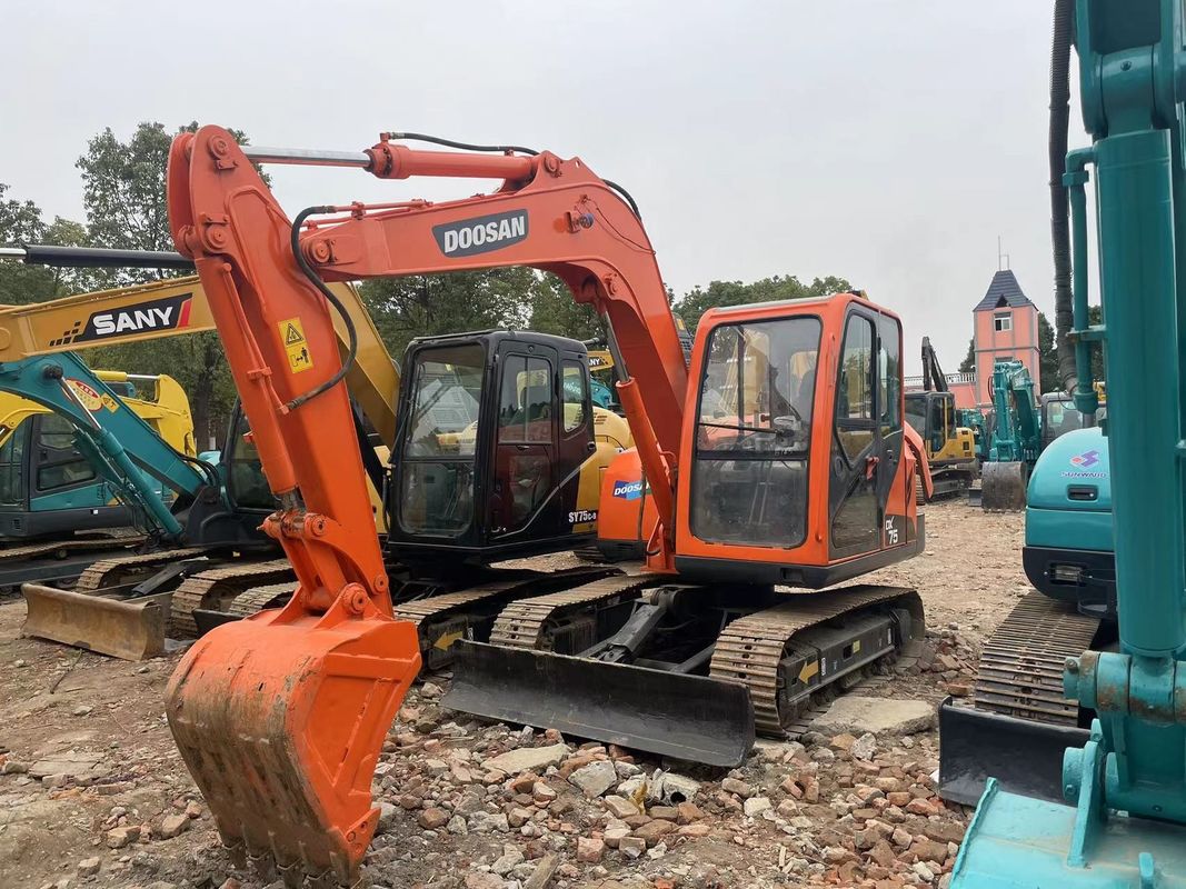 Хорошая производительность экскаватор Doosan DX75 небольшой экскаватор использовался машины 6 тонн экскаватор продажа для мини экскаватор лучший