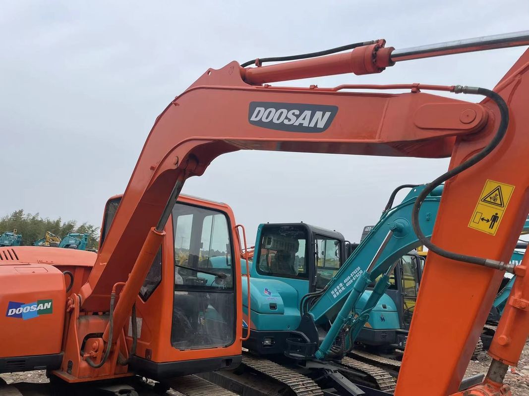Использованный мини экскаватор Doosan DX75 небольшой экскаватор использованные машины 6 тонн ручной земля экскаватор небольшой экскаватор