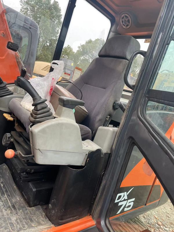 Использованный мини экскаватор Doosan DX75 небольшой экскаватор использованные машины 6 тонн ручной земля экскаватор небольшой экскаватор