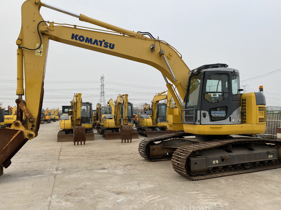 Komatsu Использованная выкапывающая машина KOMATSU PC228US Япония происхождение/Вторая рука гидравлический ползучий экскаватор хорошее качество Komatsu экскаватор