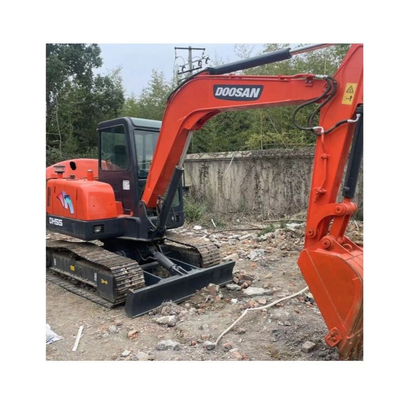 Подержанный экскаватор высокое качество с низкой ценой использованный Doosan55 для продажи дорога машины