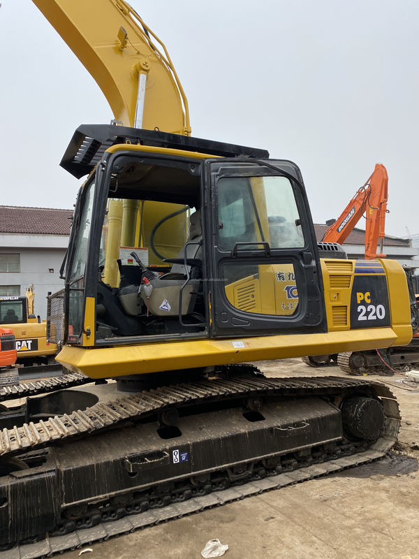 Комацу Использованный экскаватор Komatsu PC 220-8 Вторая рука гидравлическая ползучая выкопательная машина для продажи Комацу экскаватор