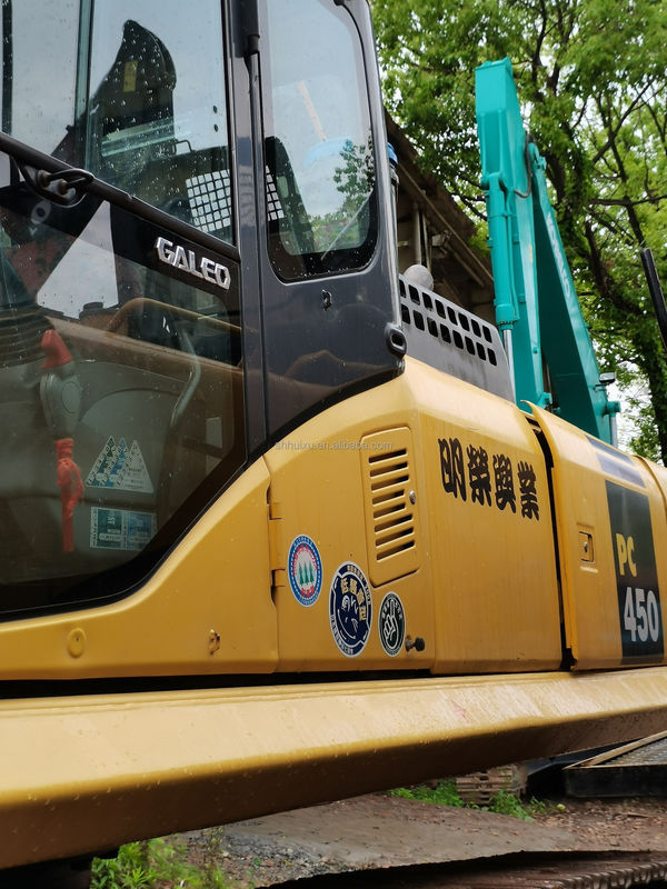 Komatsu Использованный экскаватор KOMATSU PC450 подержанный Использованная выкопательная машина Япония происхождение Komatsu экскаватор