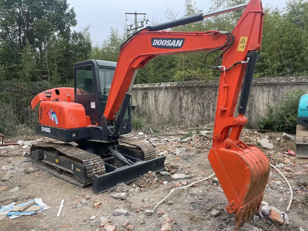 Мини использованная скатерть для копания Doosan dx55/секунд ручная высококачественная экскаватор Doosan dx55