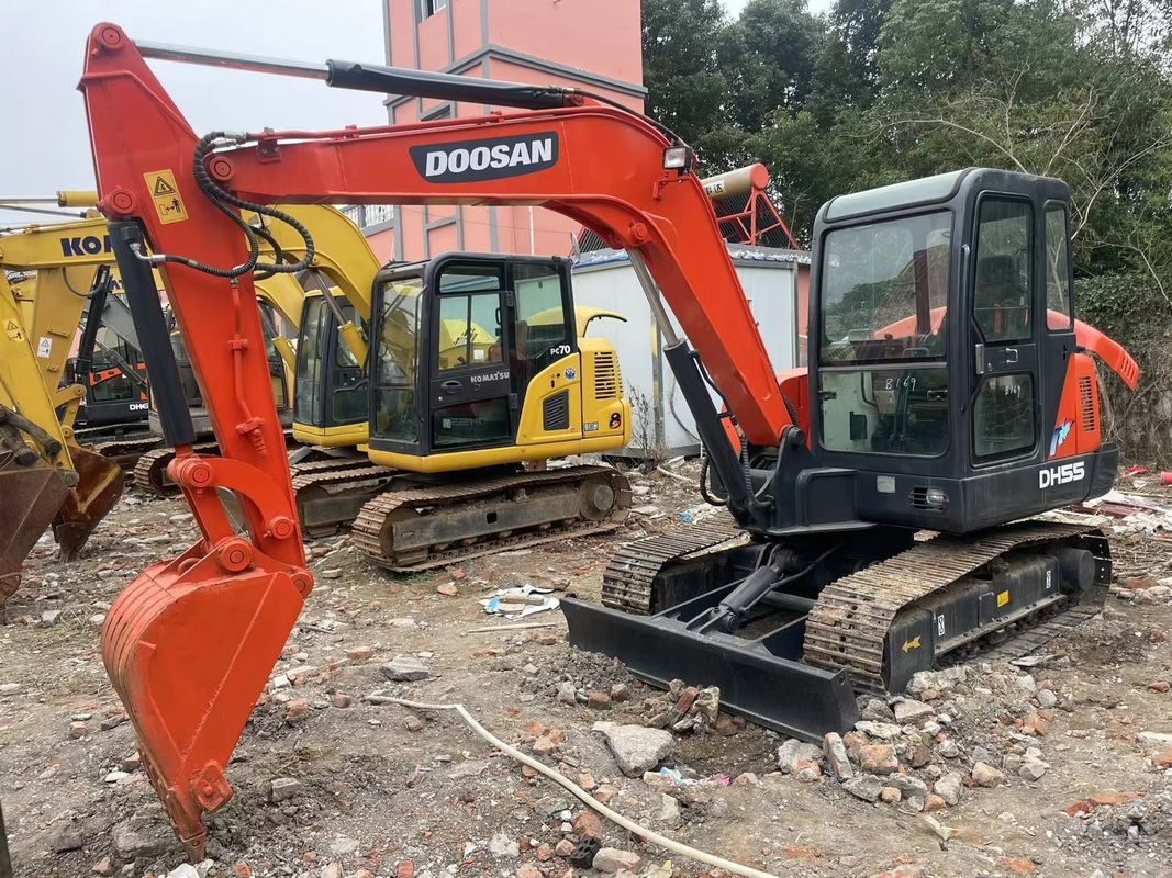 Мини использованная скатерть для копания Doosan dx55/секунд ручная высококачественная экскаватор Doosan dx55
