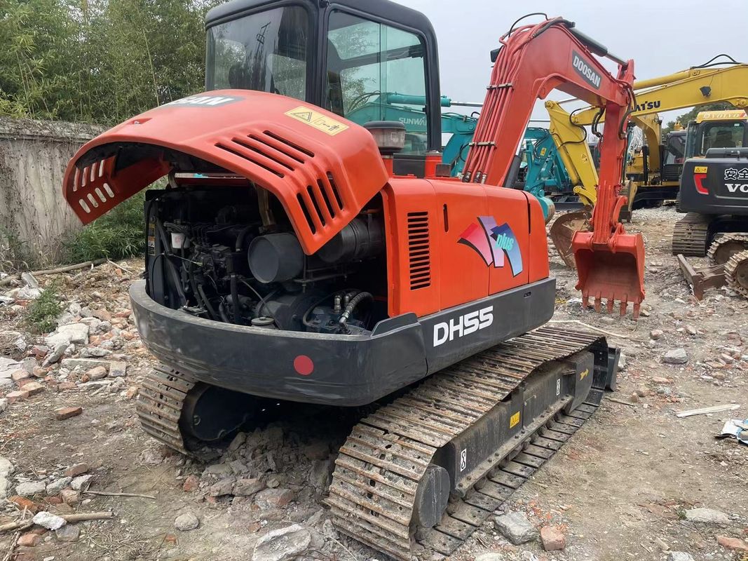 Мини использованная скатерть для копания Doosan dx55/секунд ручная высококачественная экскаватор Doosan dx55