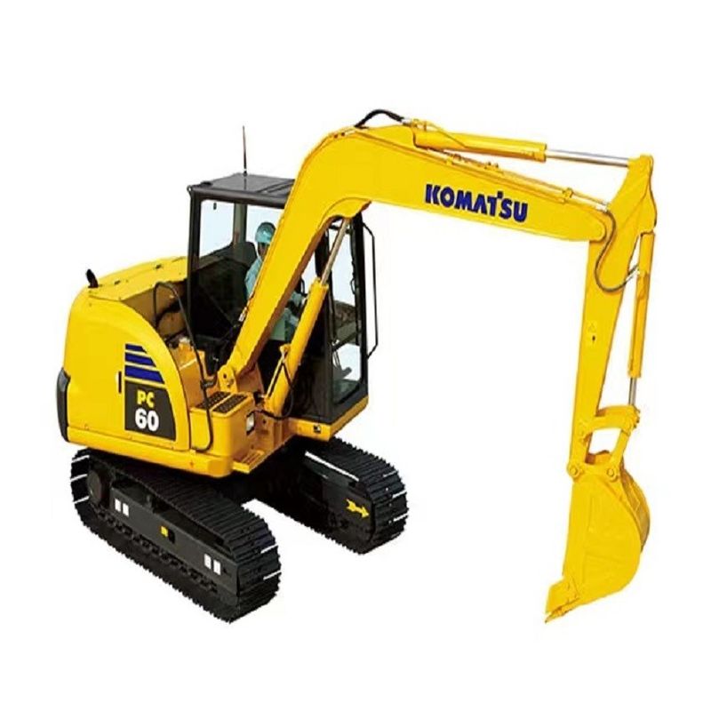 Экскаватор с ползучей ручкой Komatsu PC60 6 тонн использованная гидравлическая высокое качество/вторая рука мини-экскаватор Komatsu PC60 Япония происхождение дешевая цена Komatsu экскаватор