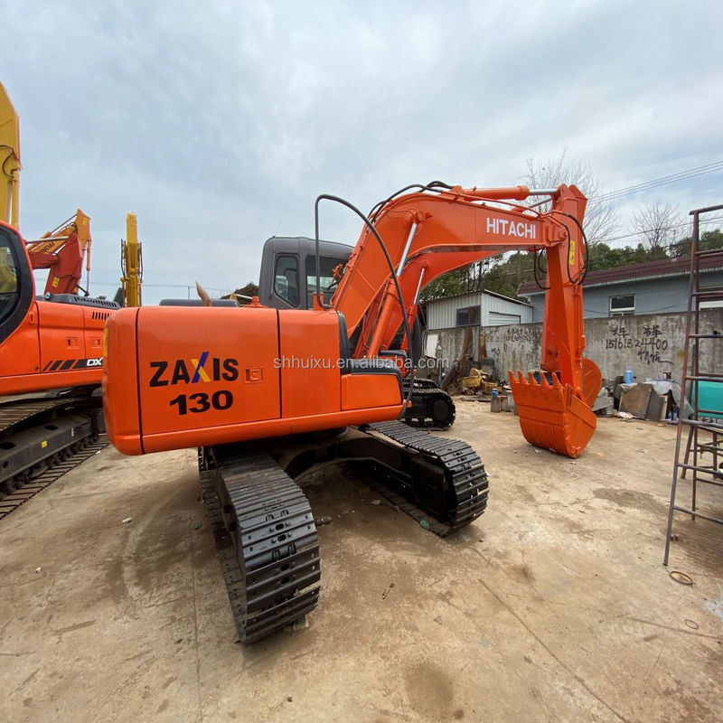 Hitachi горячая продажа Роббировая экскаватор Хитачи ZX130 подержанная Гидравлическая Хорошее состояние/Подержанная выкопательная машина дешевая цена