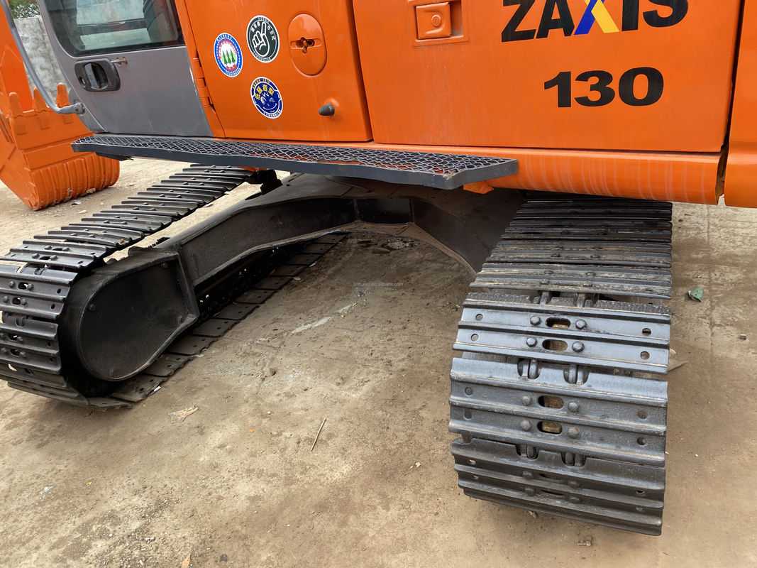 Hitachi горячая продажа Роббировая экскаватор Хитачи ZX130 подержанная Гидравлическая Хорошее состояние/Подержанная выкопательная машина дешевая цена