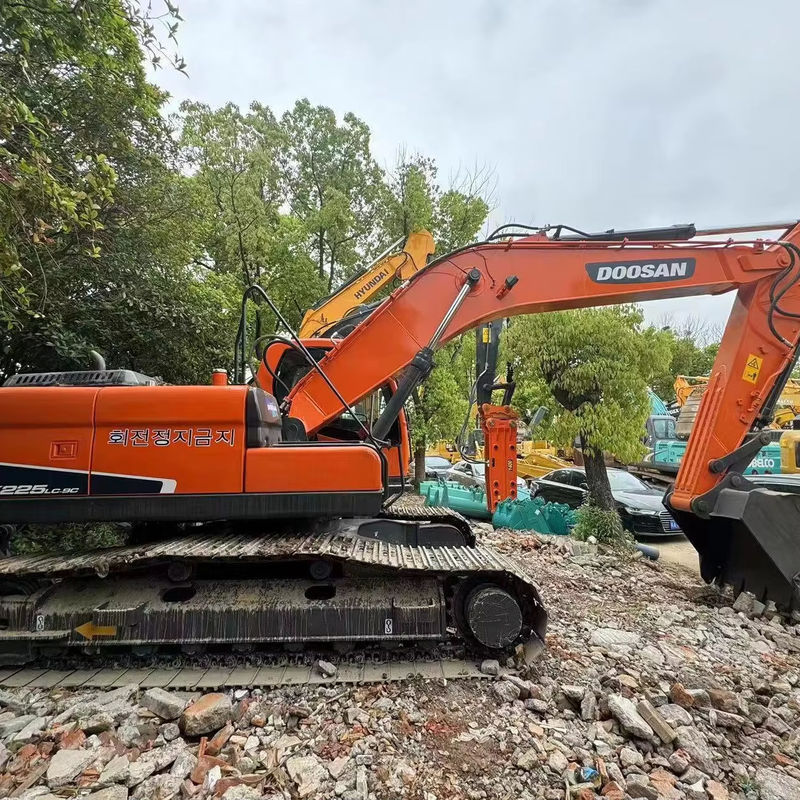 Использованный экскаватор doosan dh225 в продаже /низкий рабочий день использованный doosan dh225 в Китае Шанхай