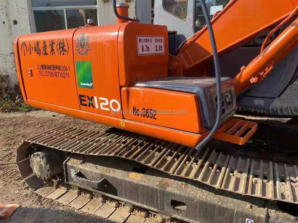 Hitachi на складе Самый продаваемый Hitachi EX120 подержанный гидравлический экскаватор/подержанная выкопательная машина Hitachi EX120 Дешевая цена
