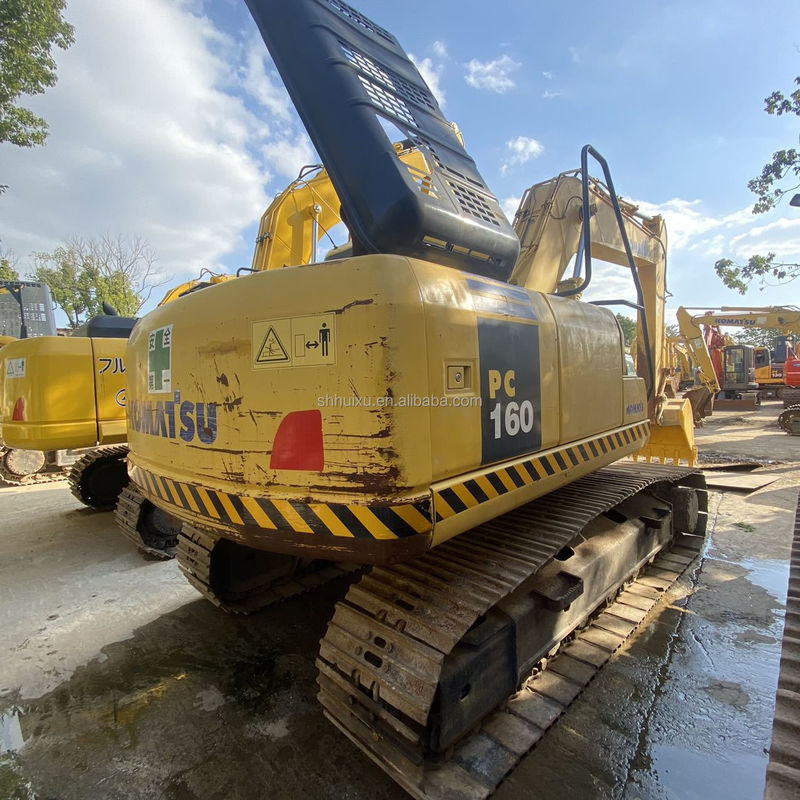 Komatsu 16 тонн лучший оригинальный использованный Япония Komatsu PC160 ползучий экскаватор Komatsu Excavator