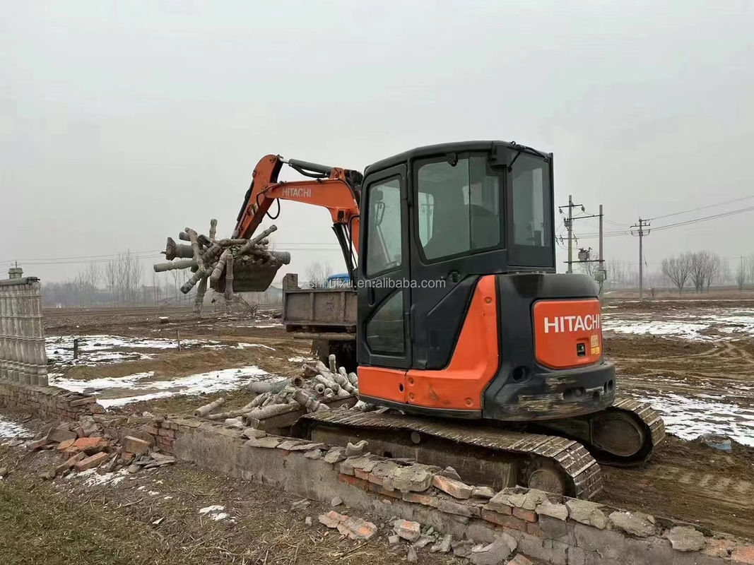 Hitachi горячая продажа Подержанный мини-экскаватор Hitachi ZX55U Дешевая цена/хорошее качество Hitachi ZX55U Подержанный гидравлический экскаватор