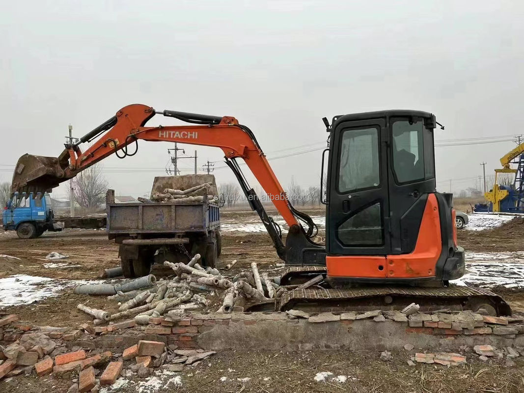 Hitachi горячая продажа Подержанный мини-экскаватор Hitachi ZX55U Дешевая цена/хорошее качество Hitachi ZX55U Подержанный гидравлический экскаватор