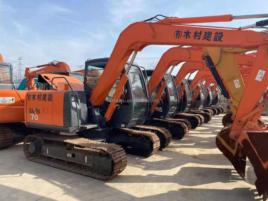 Hitachi горячая продажа Высокое качество Hitachi ZX70 подержанный гидравлический экскаватор/подержанный мини-экскаватор Hitachi ZX70 Дешевая цена