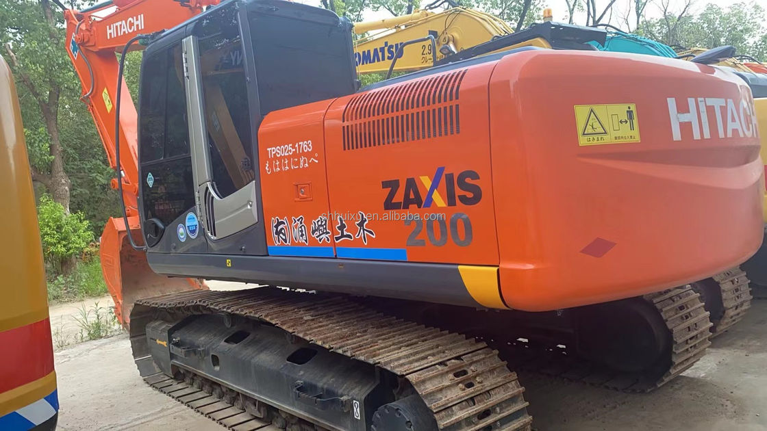 Hitachi горячая продажа Подержанная выкопательная машина HITACHI ZX200 Отличное качество Подержанная гидравлическая экскаваторная резьба Япония происхождение для продажи