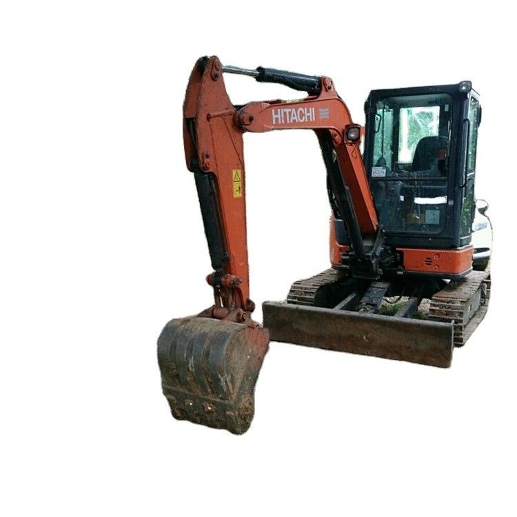 использованный Hitachi ZX35 ползучий экскаватор 3,5 тонны мини-экскаватор ZX35U с приспособлениями гидравлический ZX35U-3