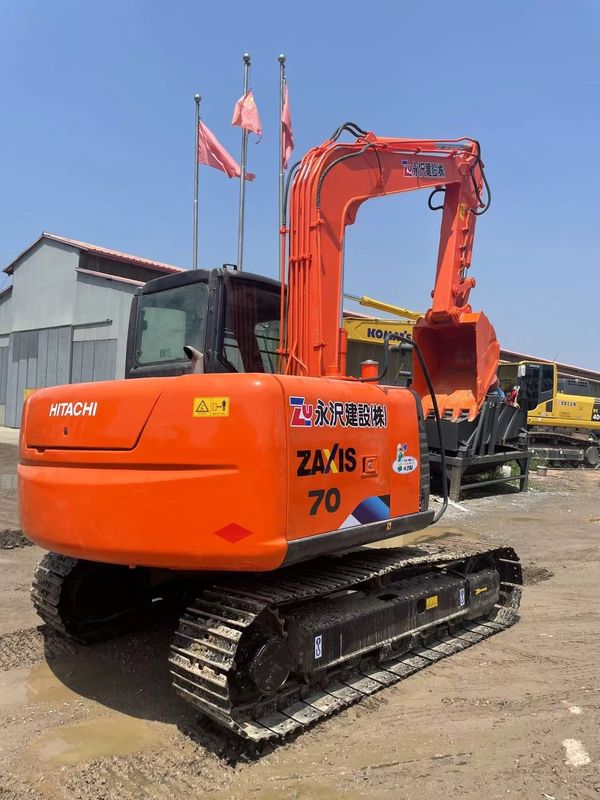 HITACHI ZX70 60 Гидравлический экскаватор С другой стороны Хорошее качество/Подержанная выкопательная машина HITACHI ZX70 60 горячая продажа