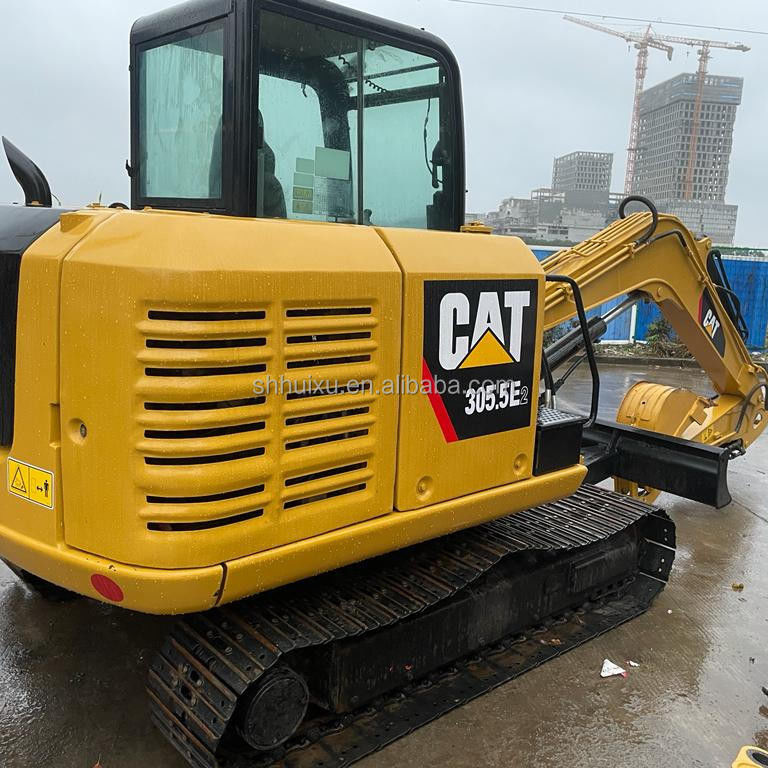 Кошка использовал экскаватор ползающий 305.5 e2 вторая рука мини-капыльщик Cat305.5E экскаватор с дешевой ценой CAT 303 кошка 306 экскаватор