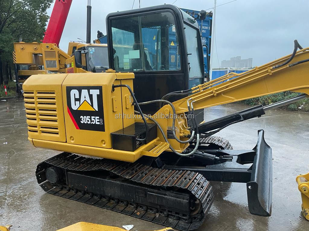 Кошка использовал экскаватор ползающий 305.5 e2 вторая рука мини-капыльщик Cat305.5E экскаватор с дешевой ценой CAT 303 кошка 306 экскаватор