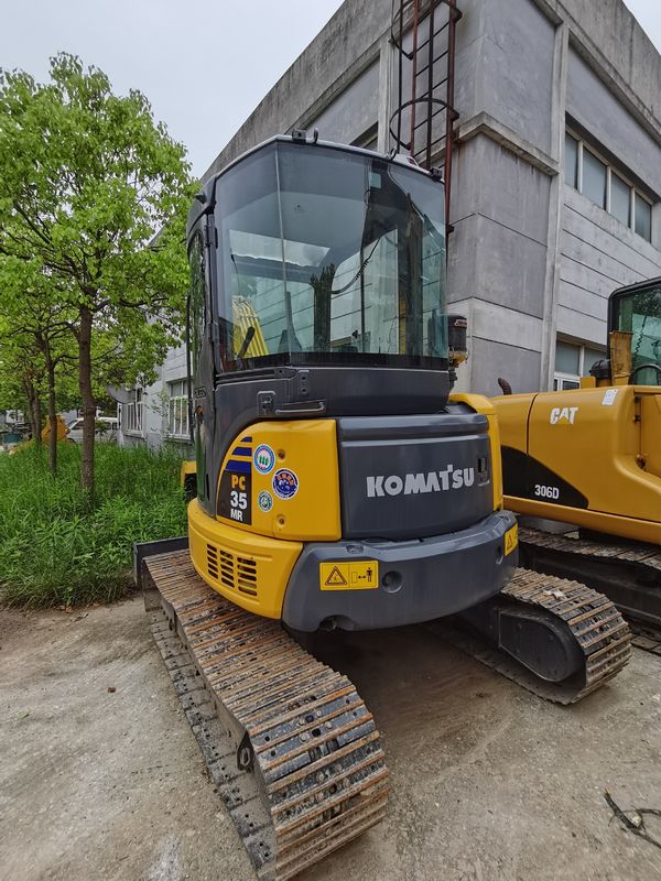 Подержанный экскаватор komatsu pc 35 MR Хорошее качество низкая цена для продажи