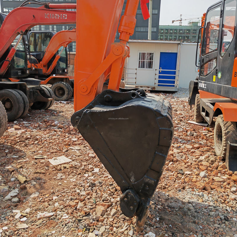 90 Новый колесный экскаватор подержанный DOOSAN DH150W-7 Подержанный 4-колесный экскаватор