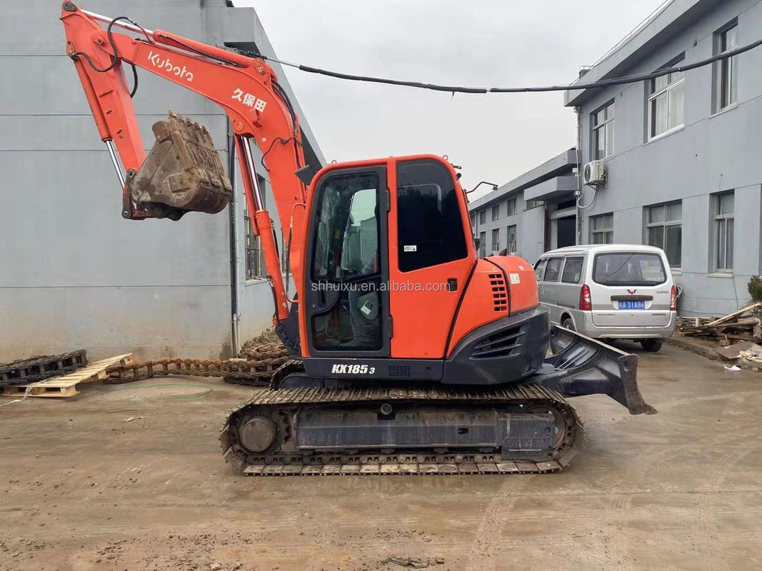Высококачественная подержанная мини-кашильница Kubota185 Япония происхождение дешевая цена подержанная гидравлическая ползучая экскаватор
