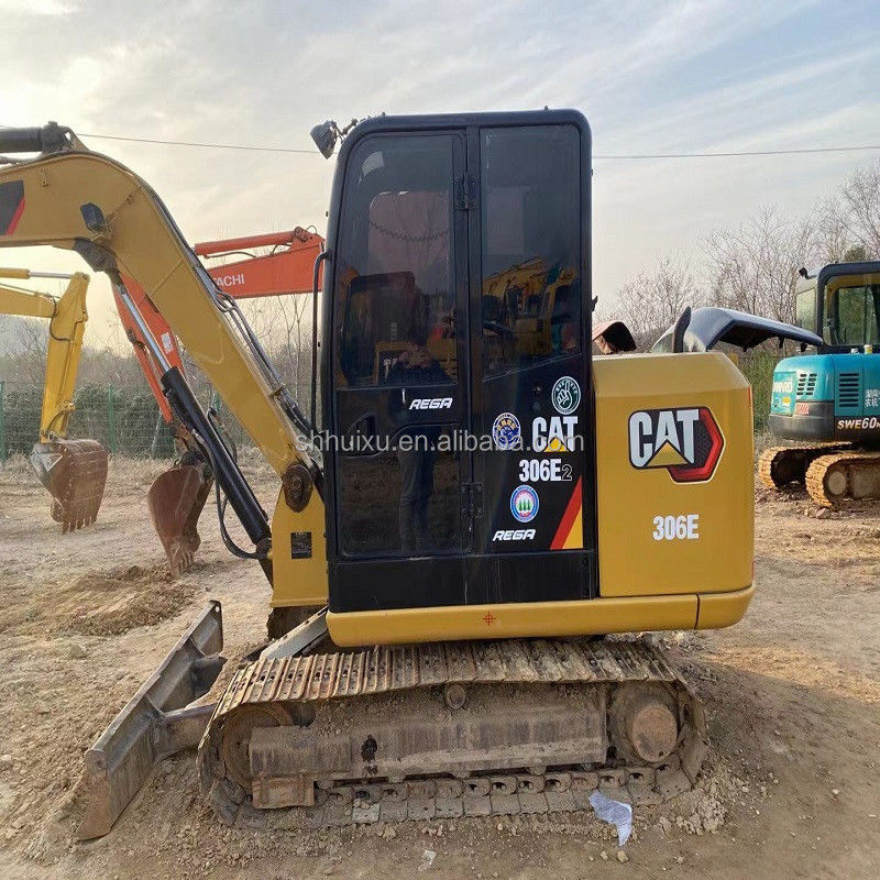 Использованная строительная машина, экскаватор Cat306e хорошее качество дешевая цена/подержанная Mini Cat306e японская марка