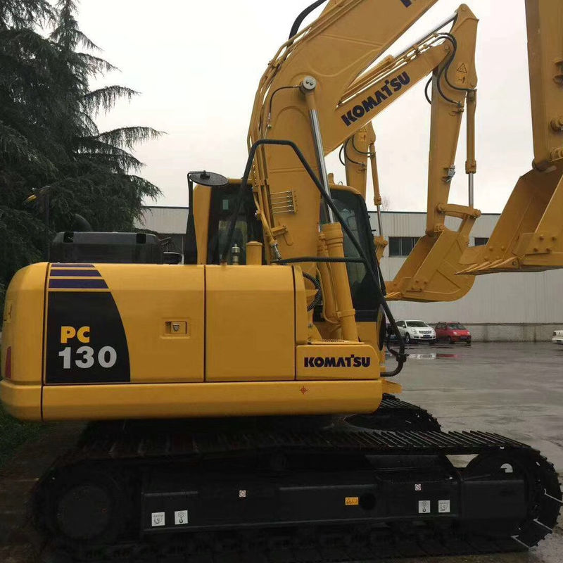 Использованная Япония Строительная машина Улучшенная Komatsu PC130Экскаватор/использованное тяжелое оборудование/Комацу Использованная экскаватор PC 130 Thumb