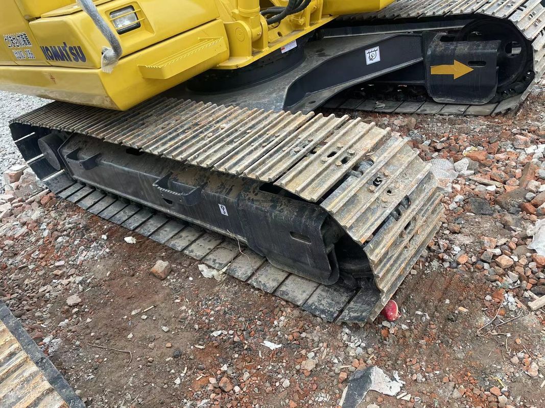 Использованная Япония Строительная машина Улучшенная Komatsu PC130Экскаватор/использованное тяжелое оборудование/Комацу Использованная экскаватор PC 130 Thumb