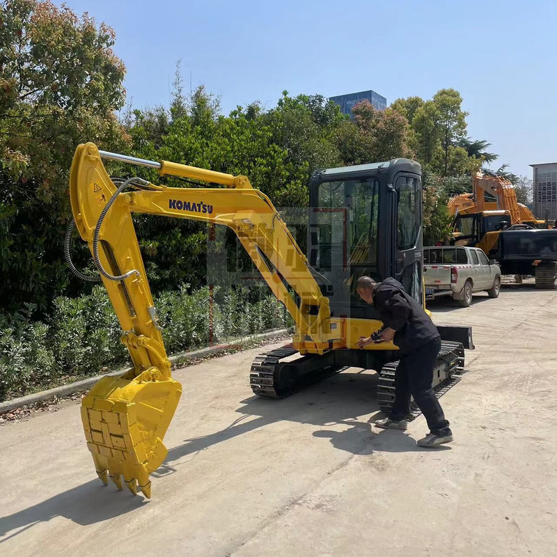 Подержанный мини-экскаватор Komatsu PC35 с кабиной небольшой экскаватор подержанные машины мини-экскаватор подержанный экскаватор для продажи