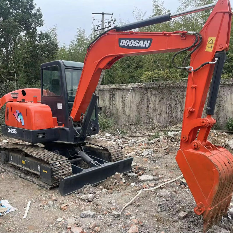 Doosan DH55 DX55 DH60 DX60 Использованный экскаватор 5,25 тонны Crawler Excavator