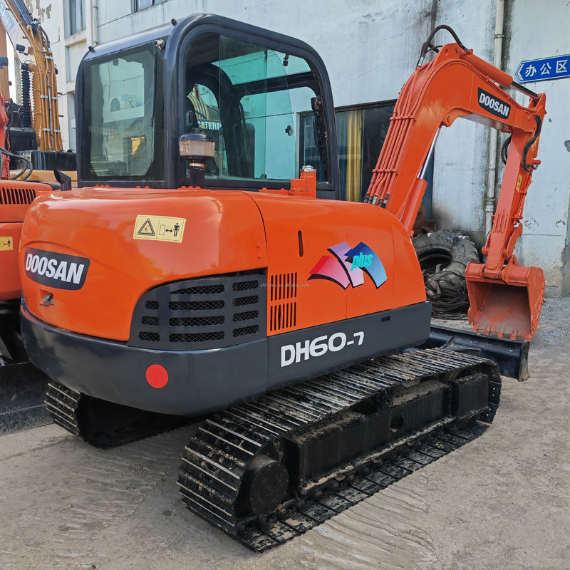 DH60 Dx60 Dh6 Использованный экскаватор Doosan Эксплуатационный экскаватор 5,5 тонн