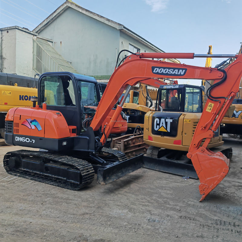 DH60 Dx60 Dh6 Использованный экскаватор Doosan Эксплуатационный экскаватор 5,5 тонн