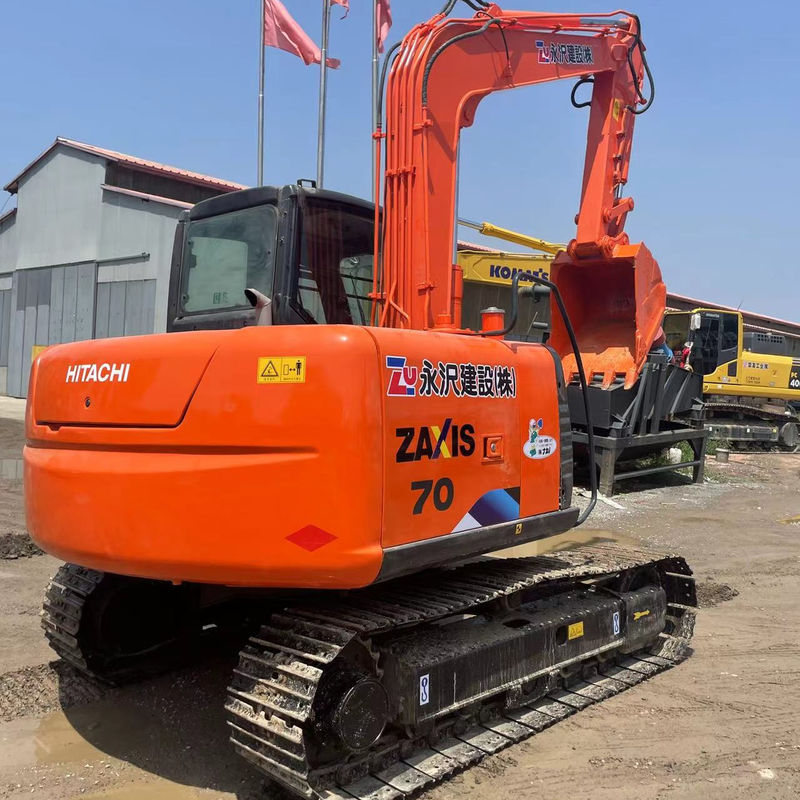 Использованный мини-экскаватор Hitachi 70 экскаватор небольшая подержанная техника 7 тонн ручная земля экскаватор небольшой экскаватор