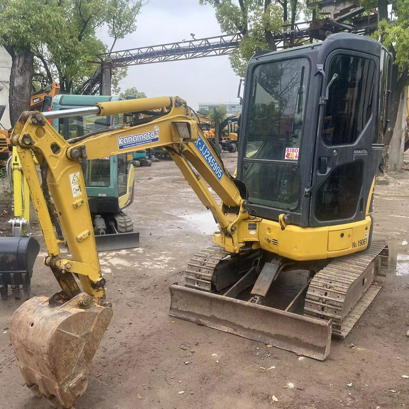 низкая цена в запасе экскаватор ползучий Komatsu PC20 с кабиной экскаватор подержанныйЯпония Использованный Komatsu гидравлический ползучий экскаватор использованный