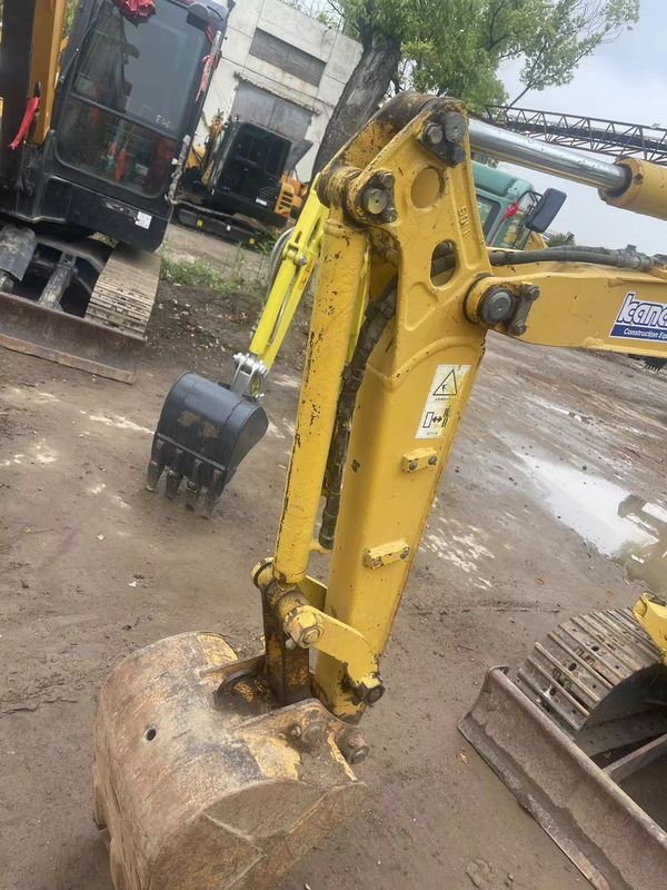 низкая цена использованный экскаватор Komatsu PC20 с кабиной импорт экскаватор Япония Komatsu гидравлический ползучий подержанный экскаватор