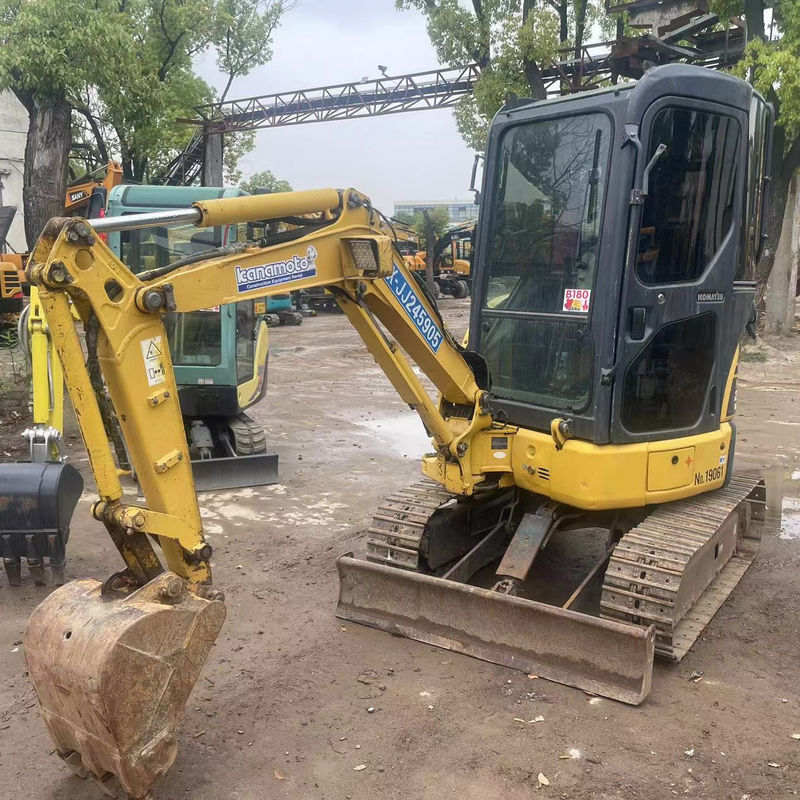 Лучший мини-экскаватор Komatsu PC20 с кабиной небольшой экскаватор подержанные машины экскаваторы мини мини небольшой экскаватор