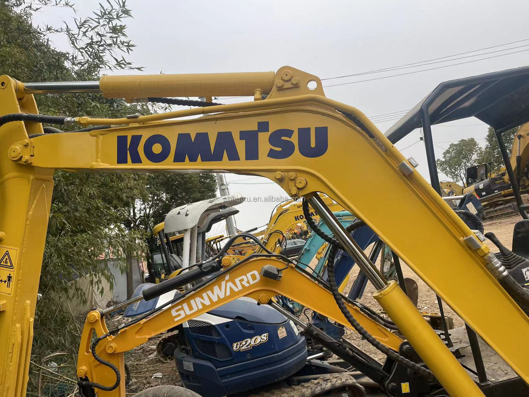 Самая маленькая мини-экскаватор Komatsu PC20 без кабины небольшой экскаватор использованные машины мини-экскаватор лучший экскаватор ползучий