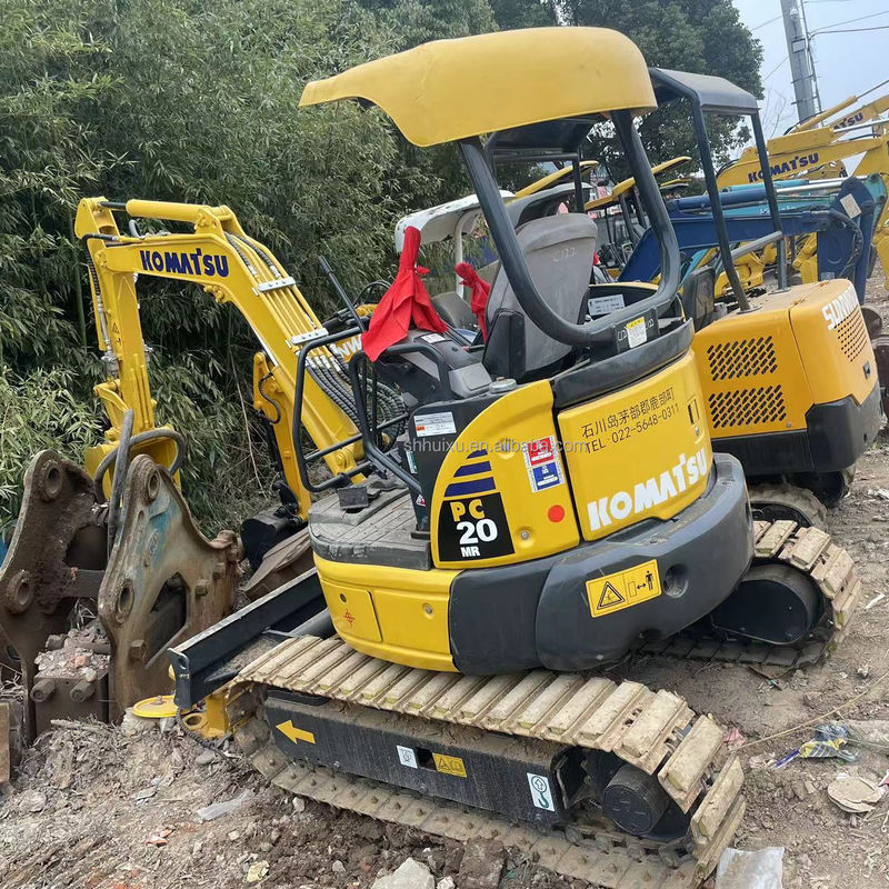 Komatsu мини PC20 без кабины небольшой экскаватор подержанные машины Komatsu небольшой экскаватор японский подержанный экскаватор на продажу
