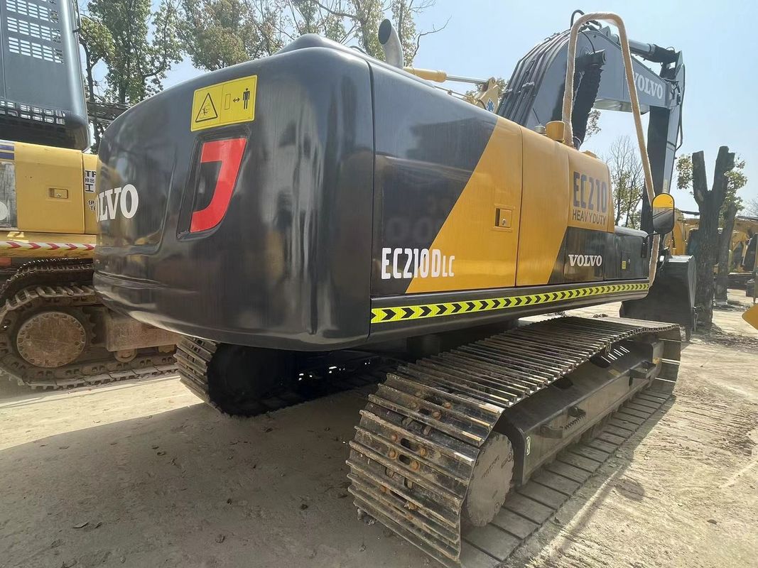 21000кг Подержанный гидравлический экскаватор для полёта Volvo Ec210 Подержанный 1,1 м3 Вместимость ведра