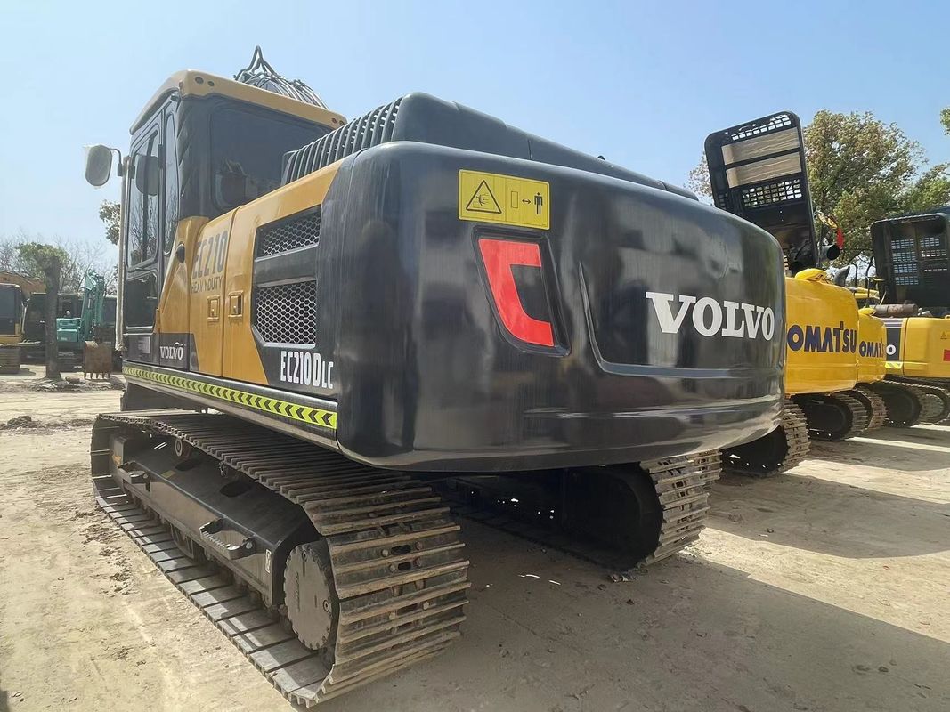 21000кг Подержанный гидравлический экскаватор для полёта Volvo Ec210 Подержанный 1,1 м3 Вместимость ведра
