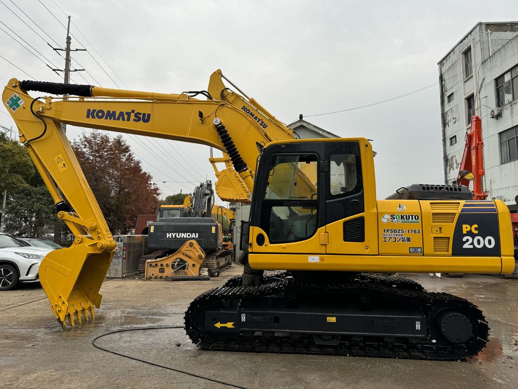 Использованная Япония экскаваторная машина komatsu pc200 экскаватор используется экскаватор pc220 Япония оригинальное строительное оборудование