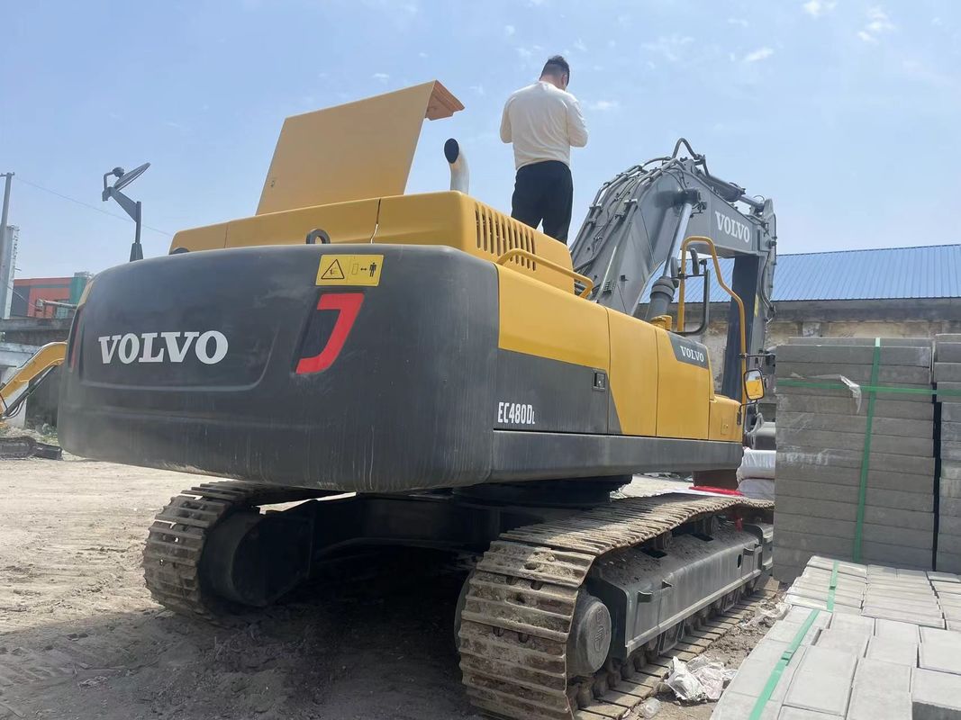 Оригинальный 48-тонный Volvo Использованный экскаватор Большой экскаватор Использованный Volvo 480 Машиностроительные цеха