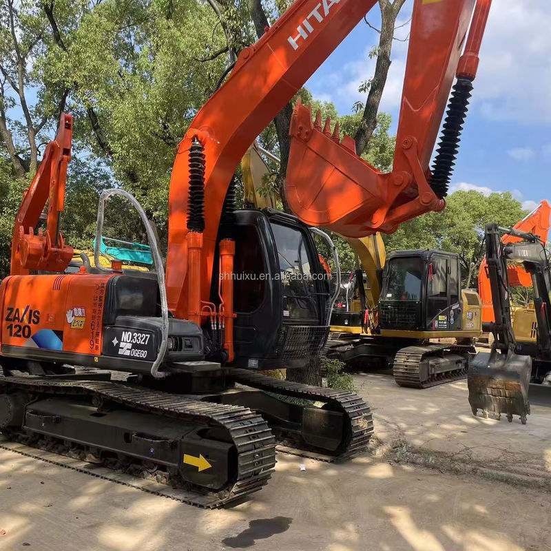 Машина Использованная экскаваторная машина HITACHI 120 лучшее качество подержанная Hitachi zx120 в продаже