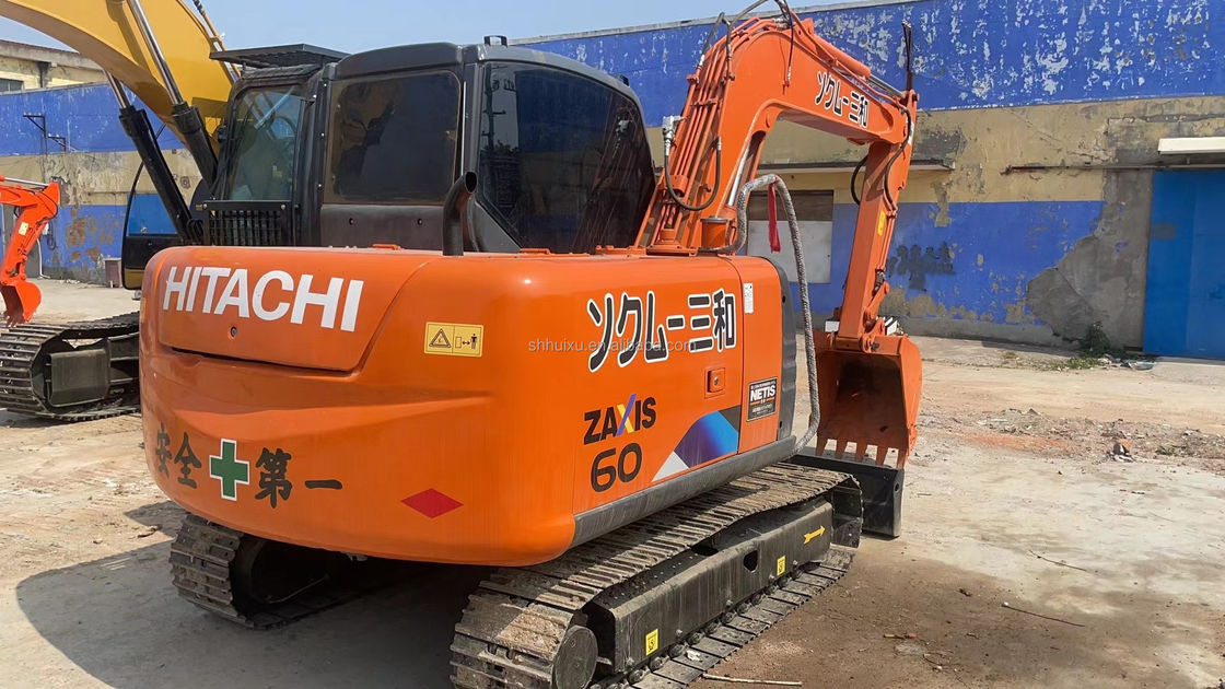Качественный Hitachi использованный zx60 6 тонн мини экскаваторы 60 модели подержанной оригинальной краски мин I экскаватор Hitachi