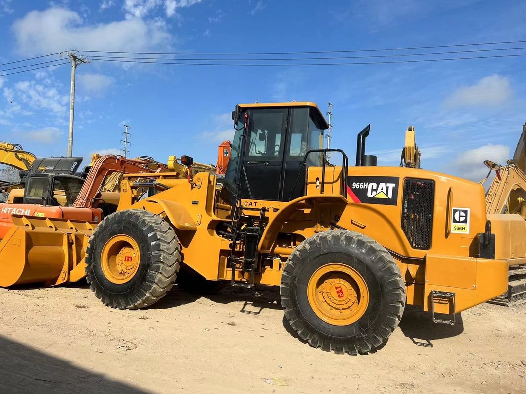 6 тонн использованный погрузчик CAT966H использованный гусеница 966 колесный погрузчик использованный экскаватор трактор