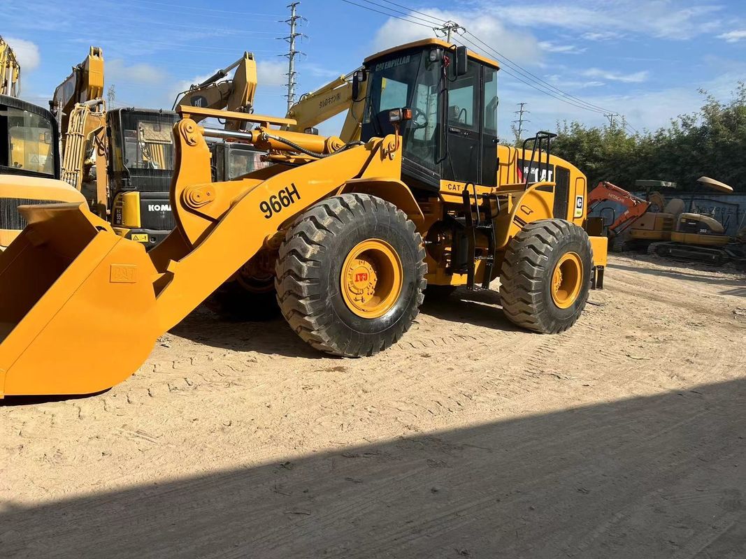6 тонн использованный погрузчик CAT966H использованный гусеница 966 колесный погрузчик использованный экскаватор трактор