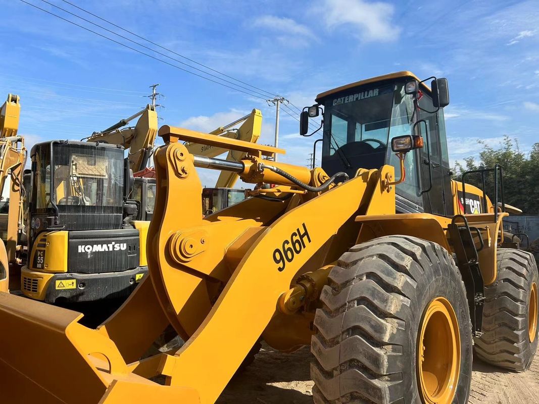 6 тонн использованный погрузчик CAT966H использованный гусеница 966 колесный погрузчик использованный экскаватор трактор